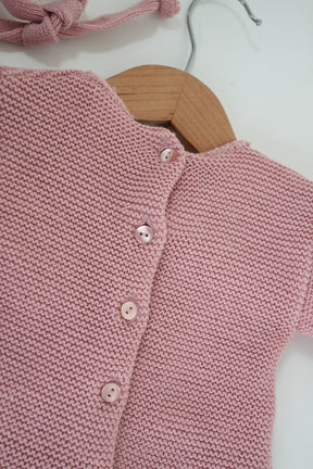 Blush Dotty Knit Set