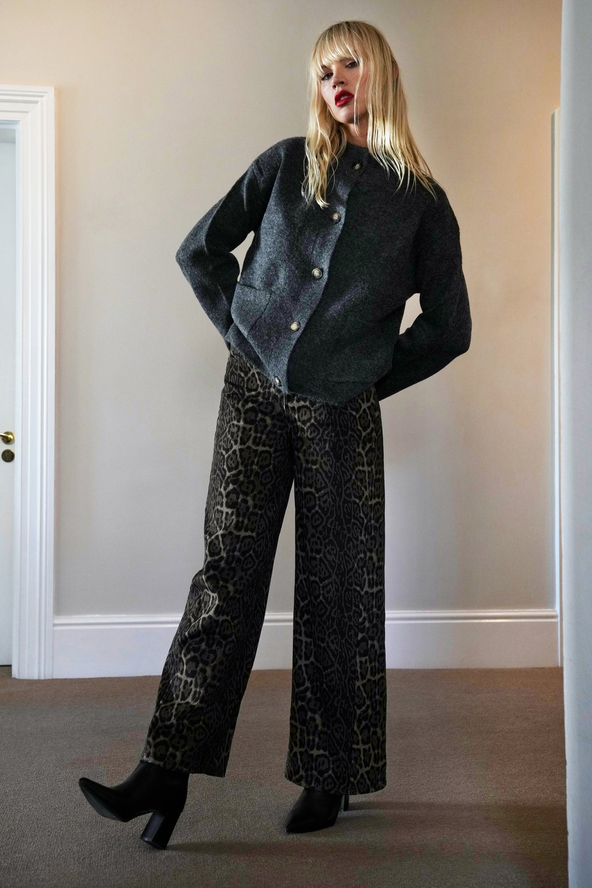 Charcoal Jane Cardigan