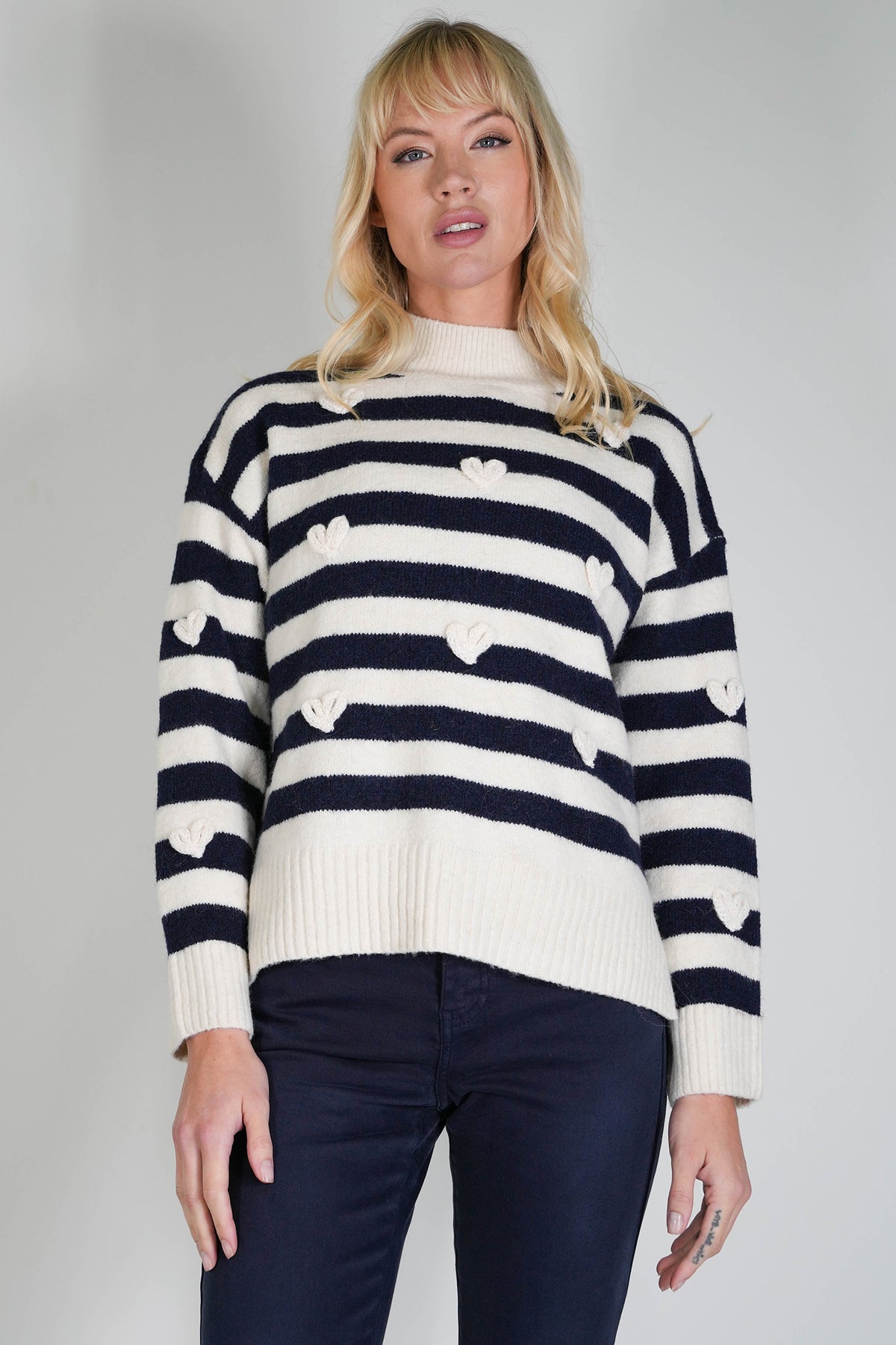 Ink Nautical Striped Jumper