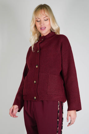 Burgundy Jane Cardigan