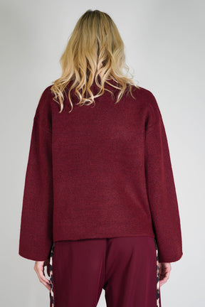 Burgundy Jane Cardigan