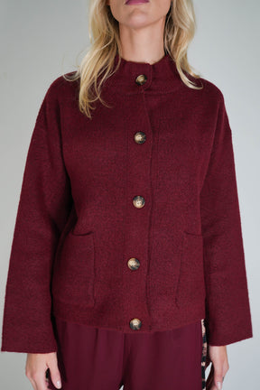 Burgundy Jane Cardigan