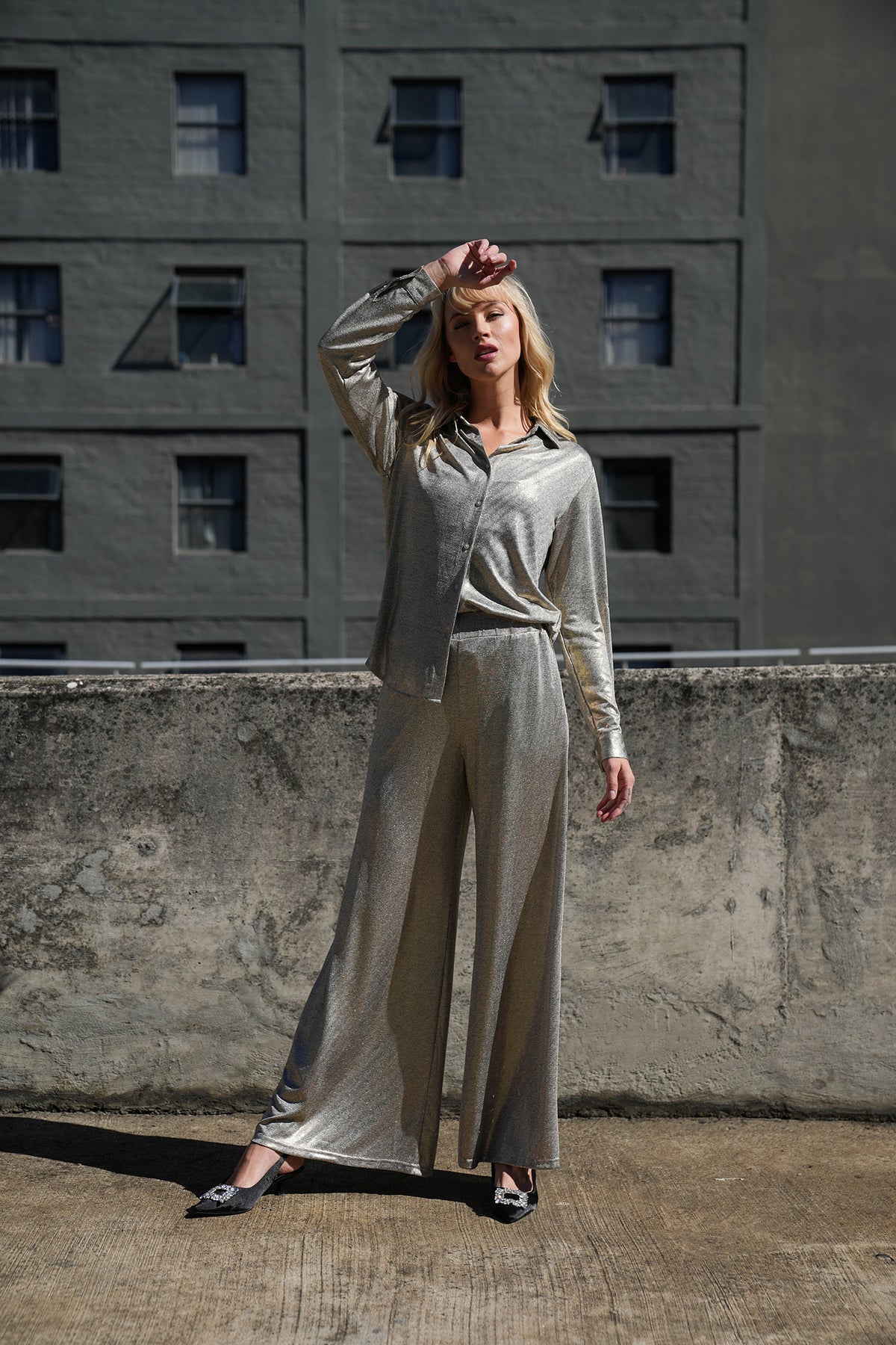 Gold Anita Pant