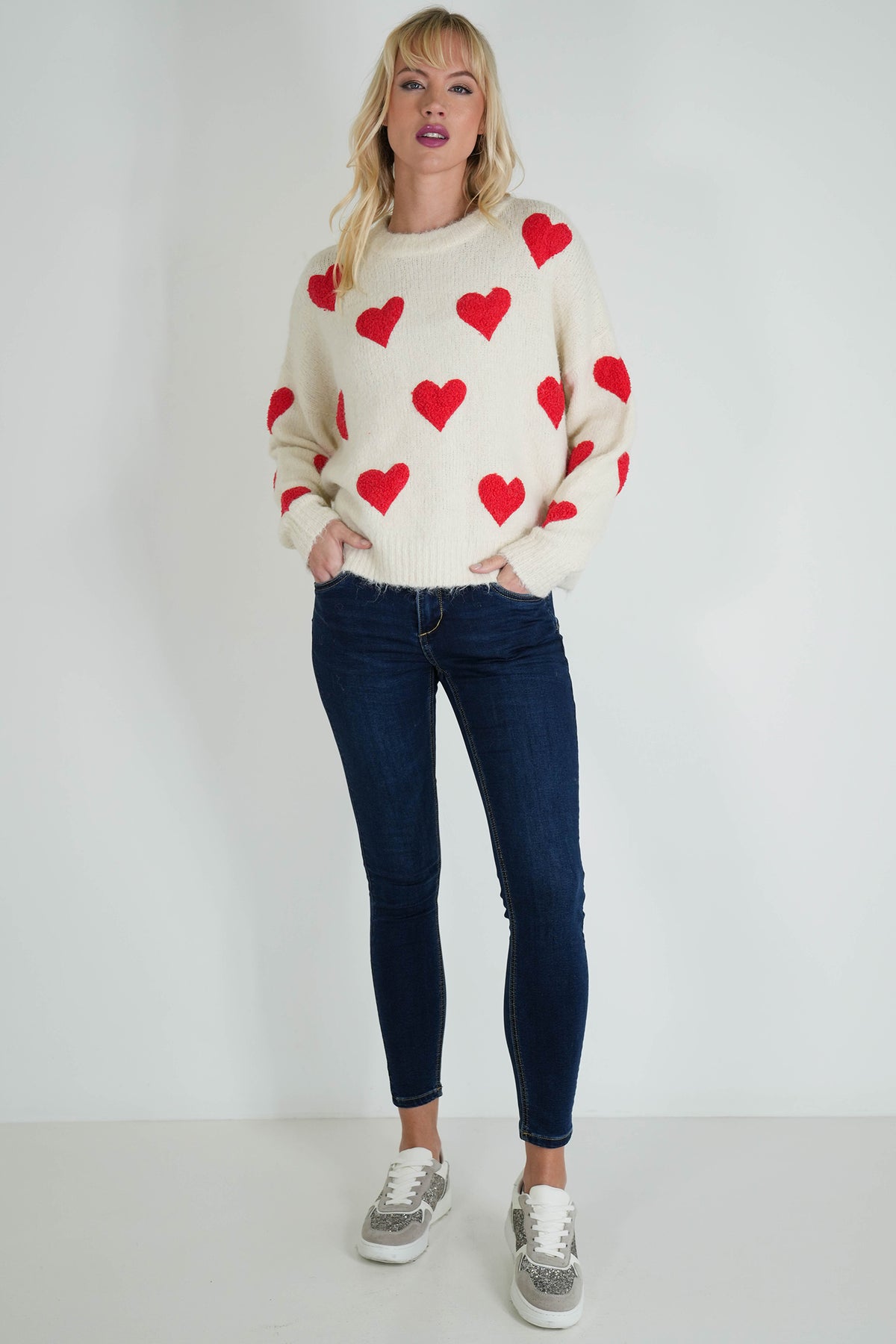 Cream Love Jumper