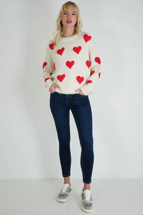 Cream Love Jumper