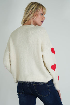 Cream Love Jumper