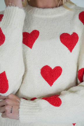 Cream Love Jumper