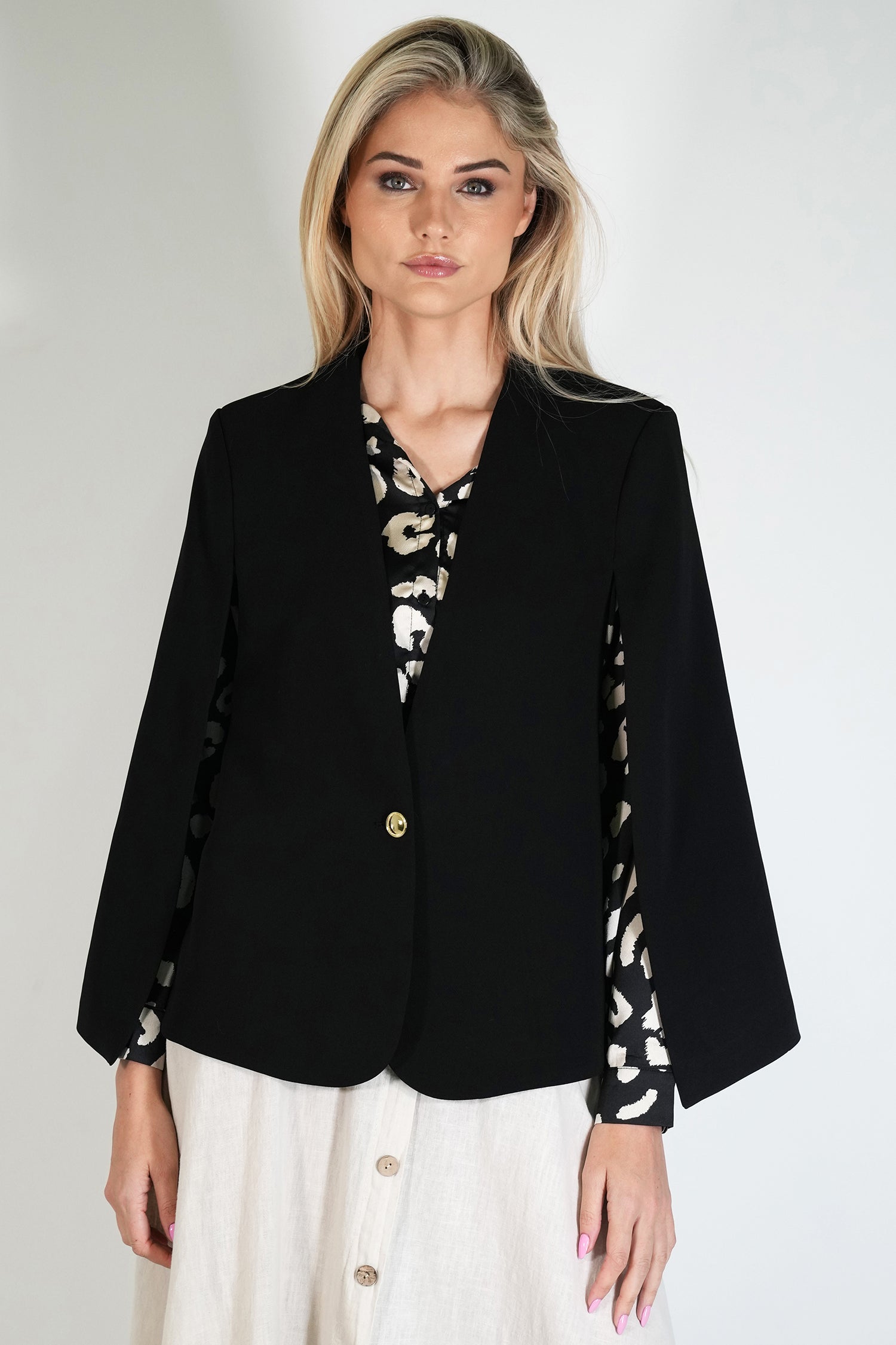 Black Cape Blazer