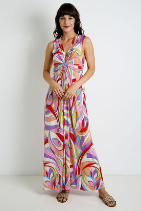 Colourful Knot Dress