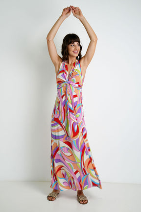 Colourful Knot Dress