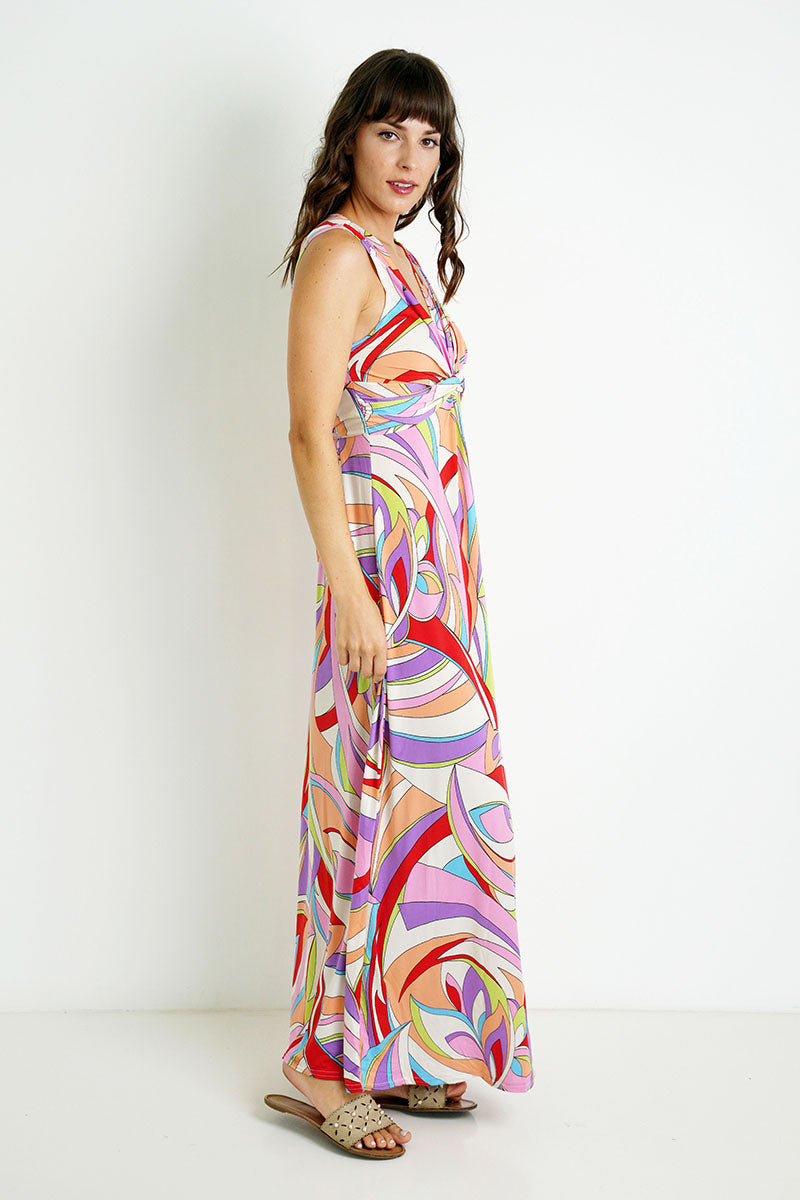 Colourful Knot Dress