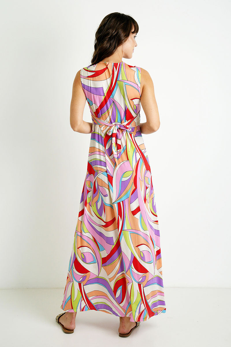 Colourful Knot Dress