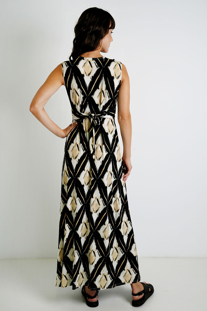 Black/Cream Knot Dress