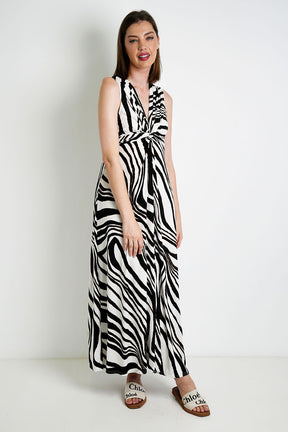 Zebra Knot Dress