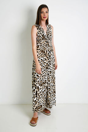 Leopard Knot Dress