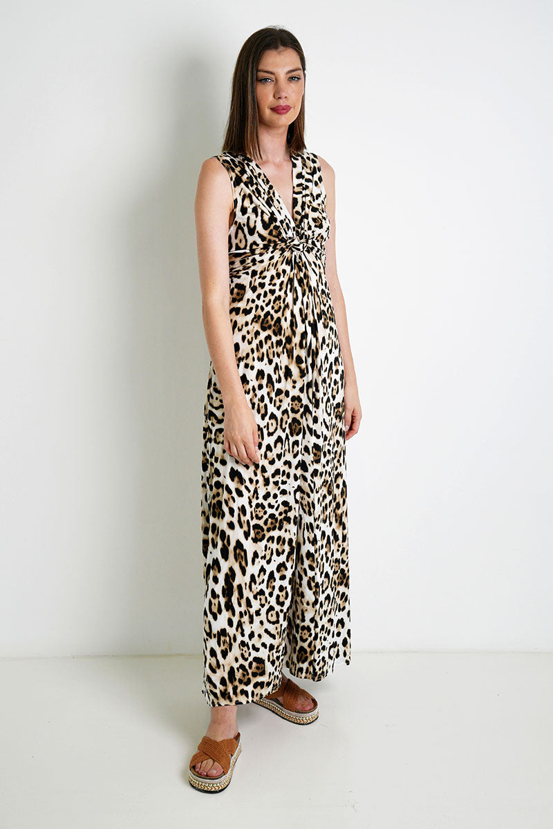 Leopard Knot Dress