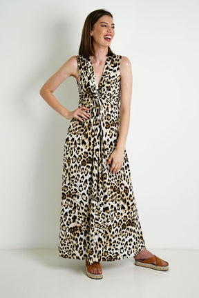 Leopard Knot Dress