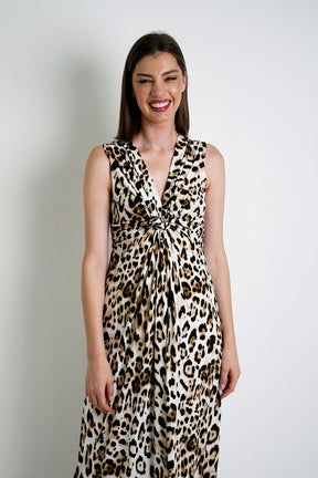 Leopard Knot Dress