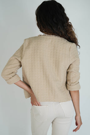 Cream Tweed Jacket