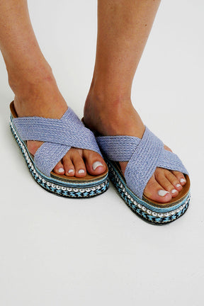 Blue Tamara Sandal