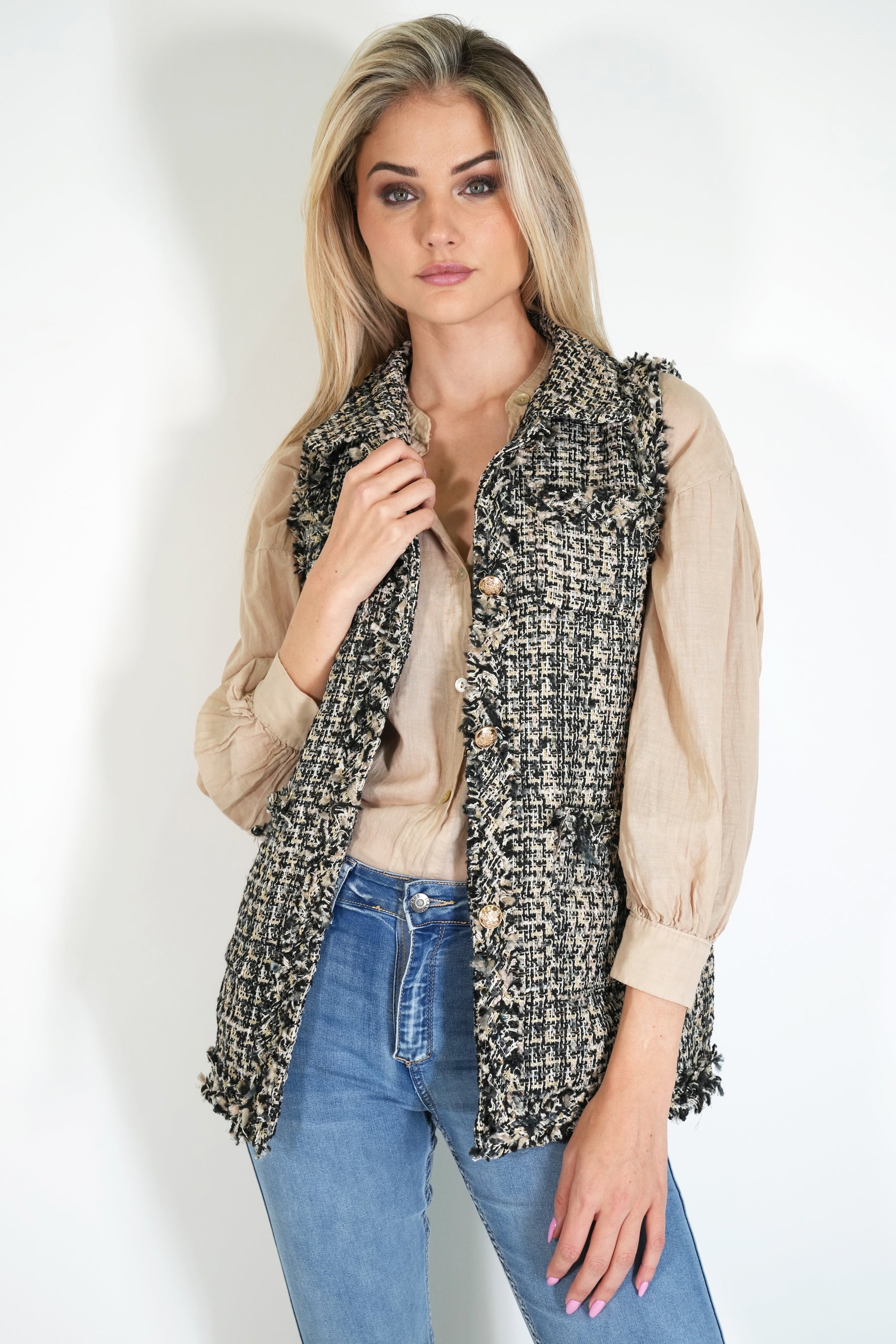 Tweed Gilet