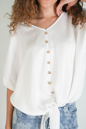 White Debbie Top