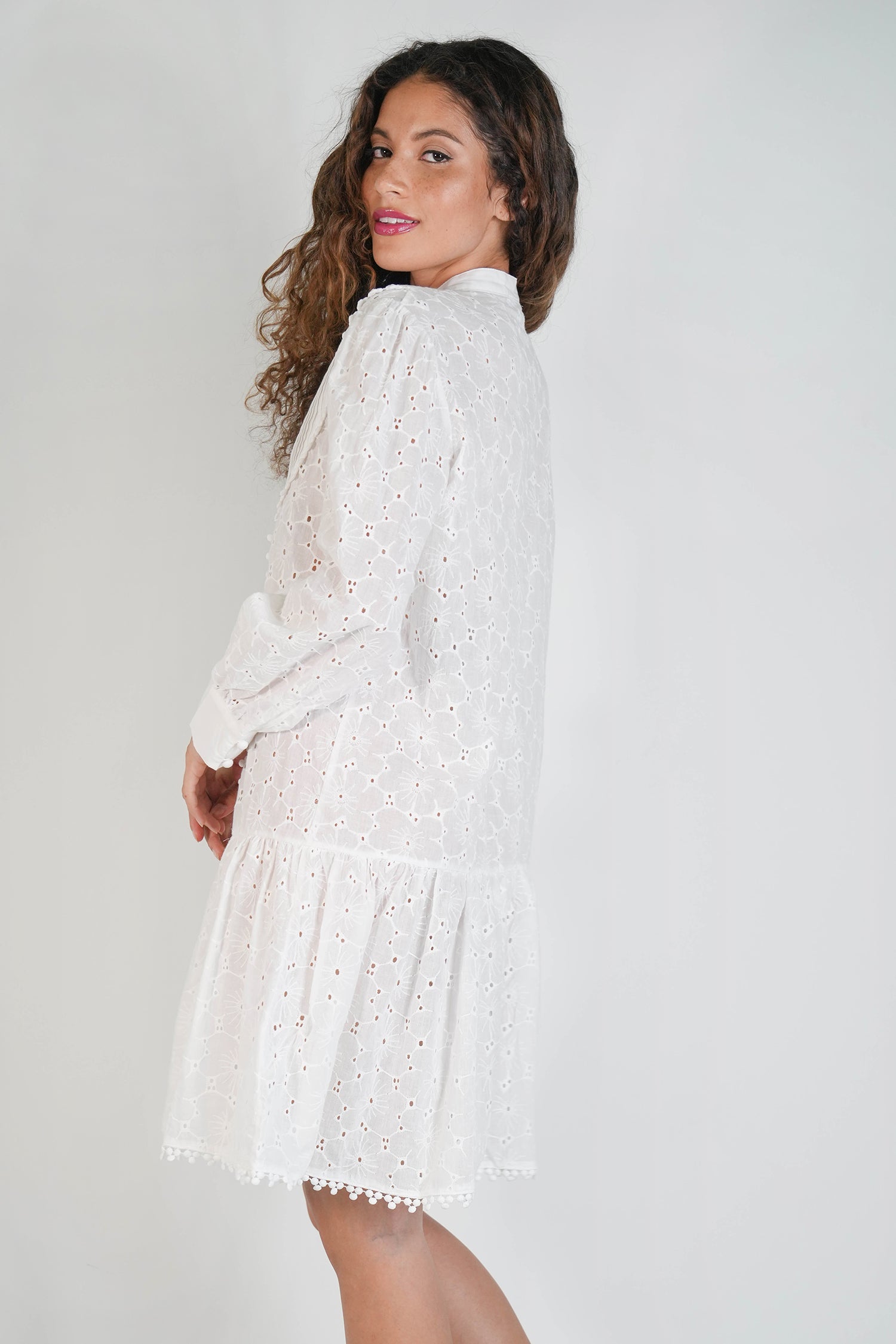 White Ady Anglaise Tunic