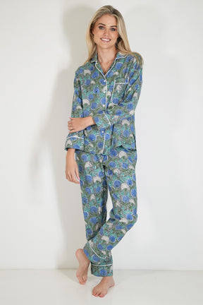 Grey Antibes Long Set PJs