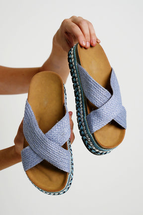 Blue Tamara Sandal