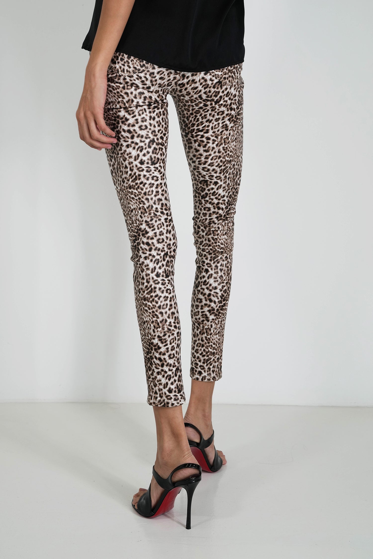 Leopard Coated Jean