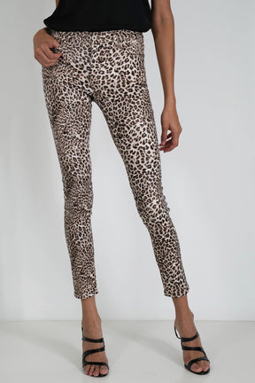 Leopard Coated Jean