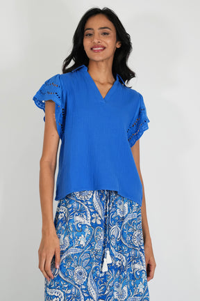 Cobalt Anne Top