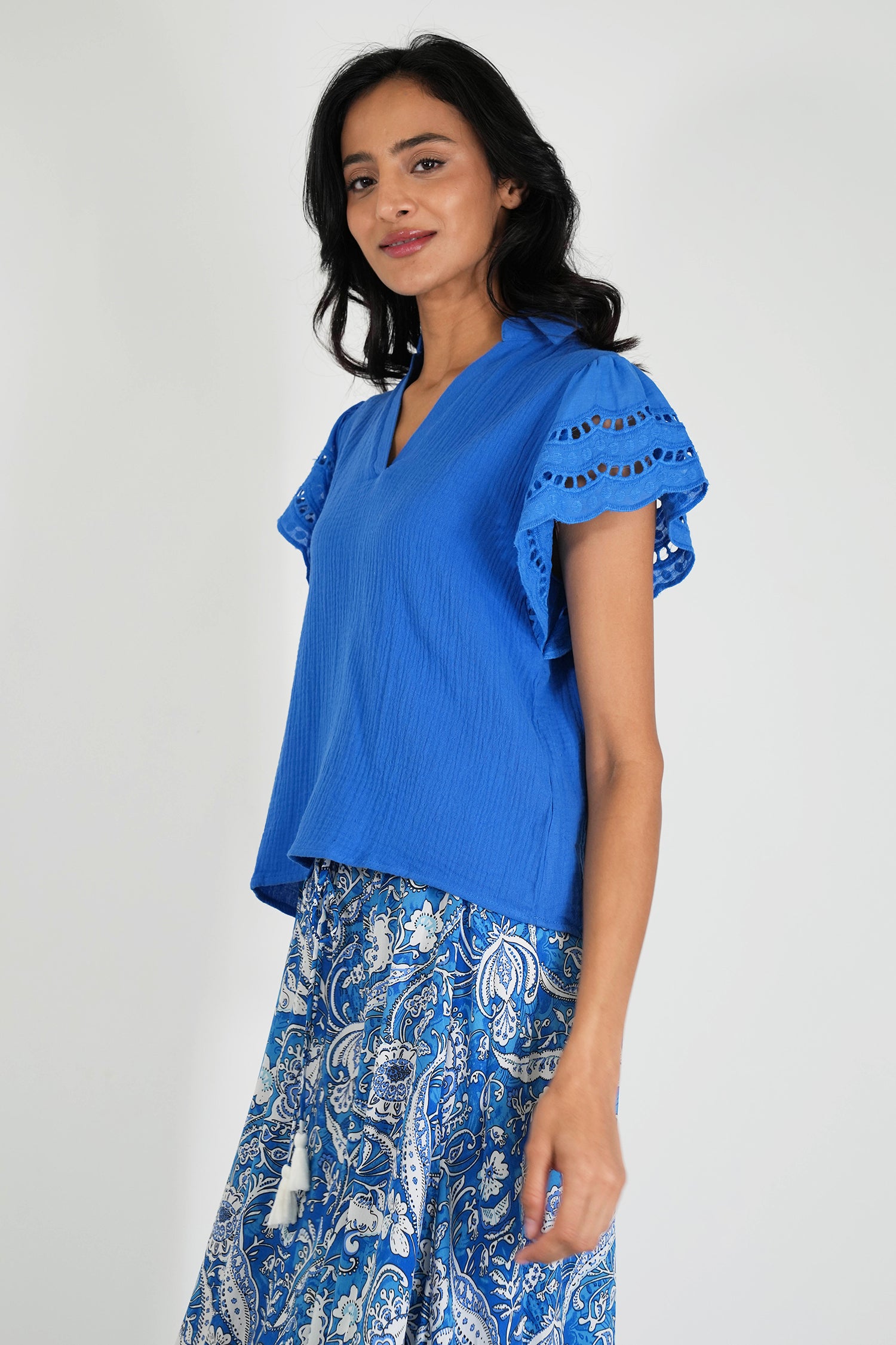 Cobalt Anne Top