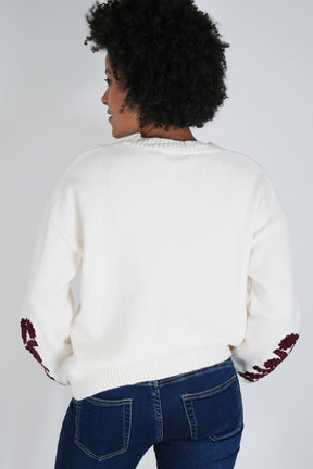 Burgundy Theresa Jumper