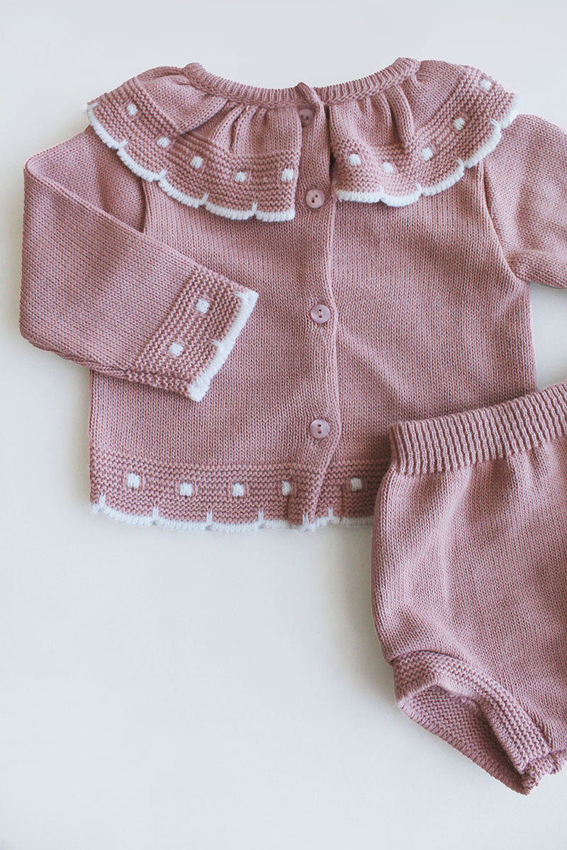 Dusty Pink Holly Knit Set