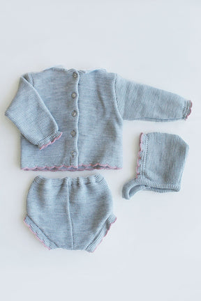 Grey Chloe Knit Set