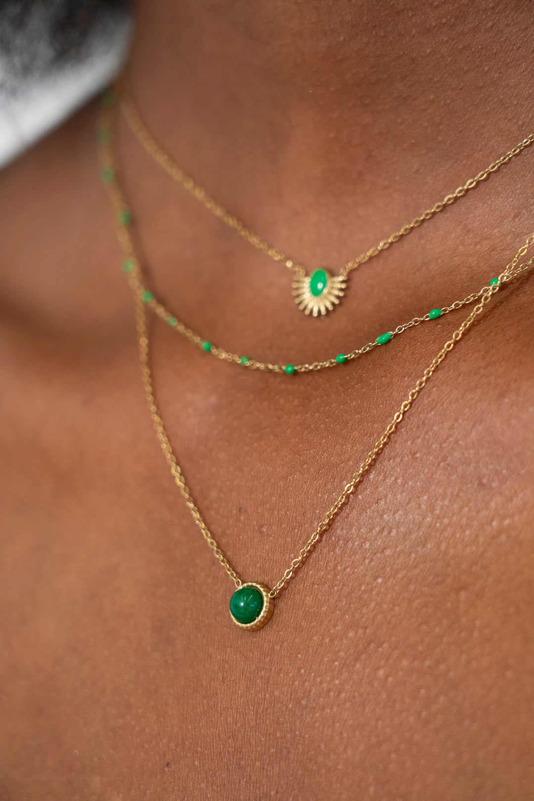 Green Tiana Necklace