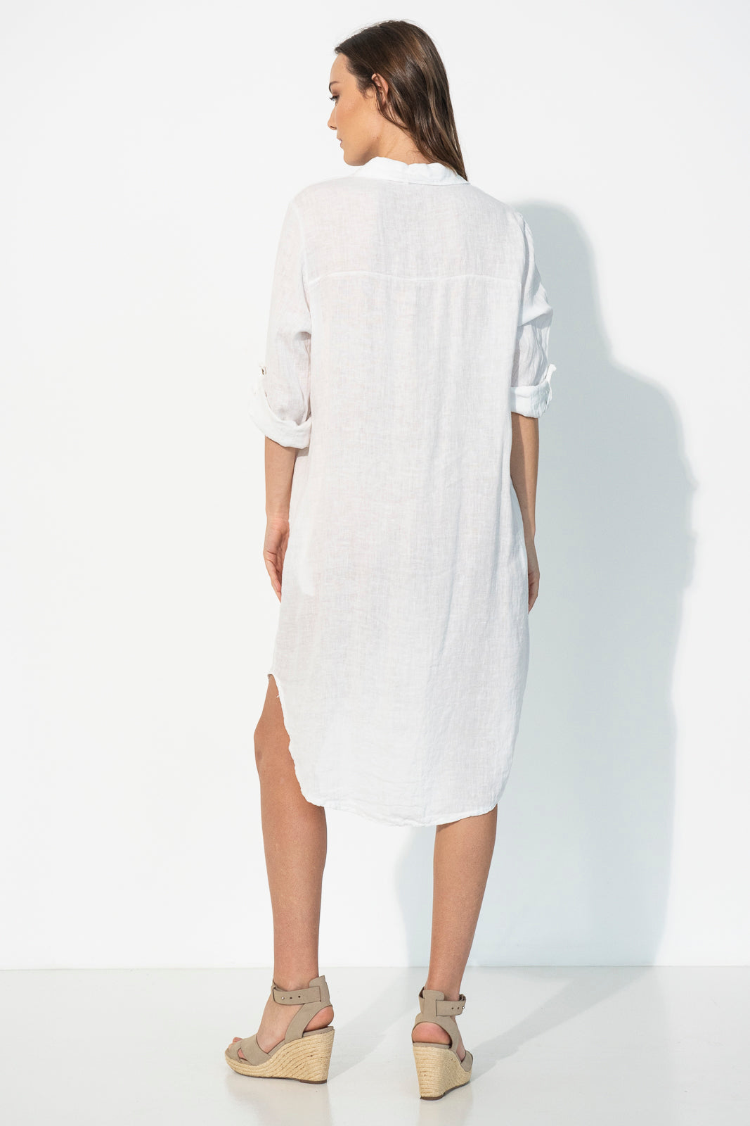 Linen Shirt Dress