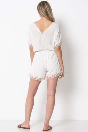 White Megs Playsuit