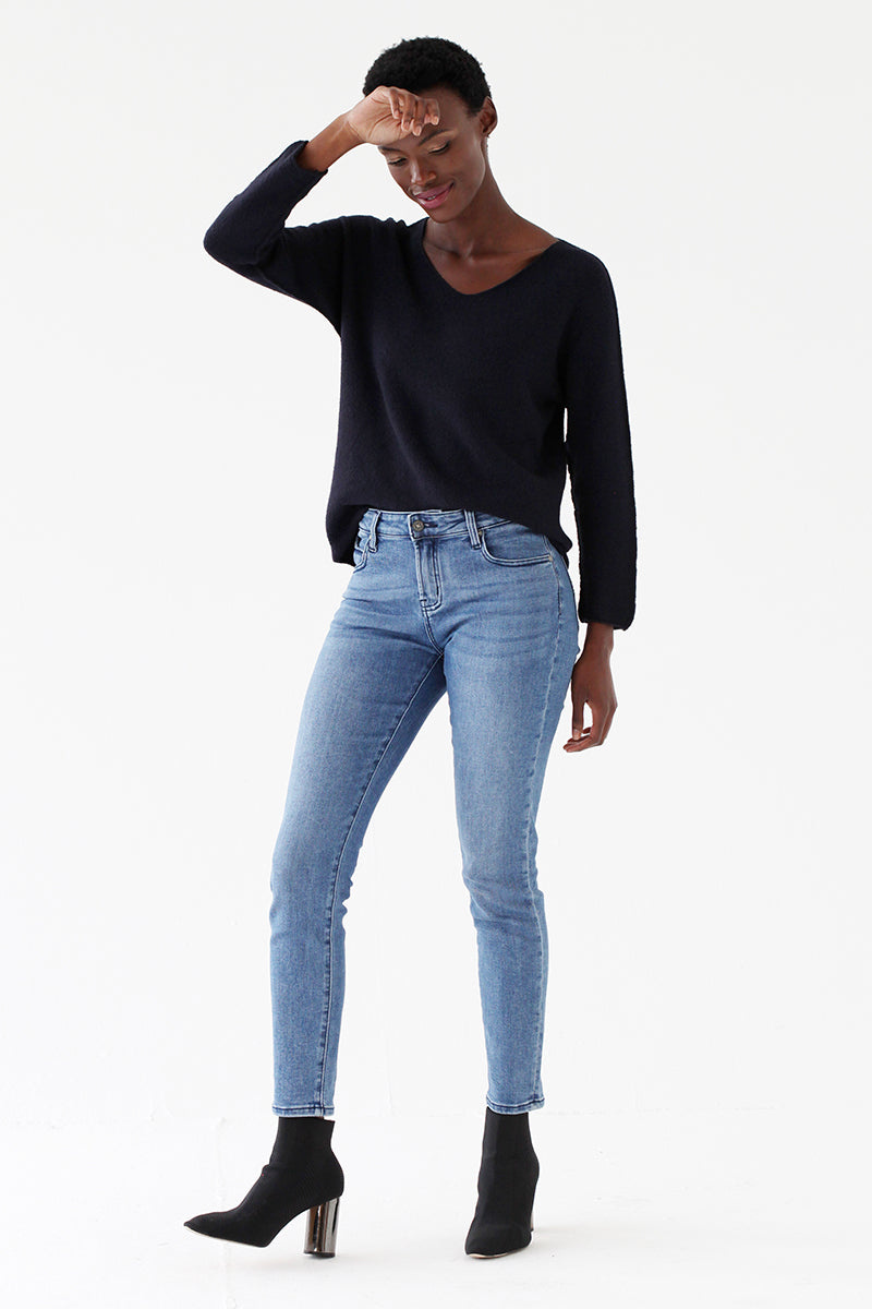 Blue Highrise Jeans