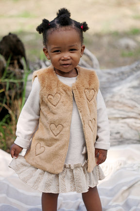 Camel Fur Gilet