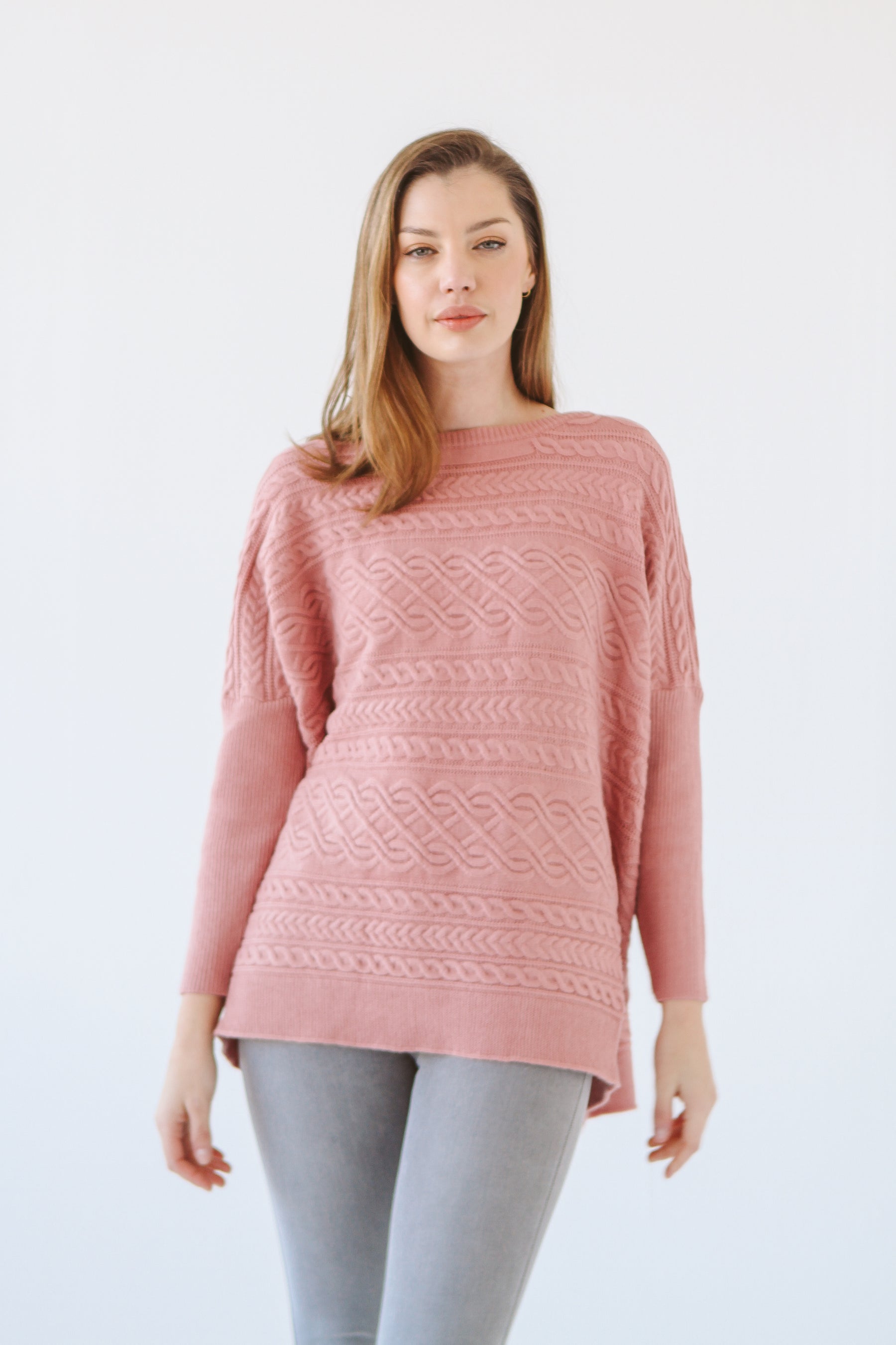 Cable Boxy Jumper
